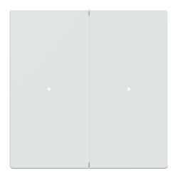 KNX M-Plan - commande double - sans marquage - antimicrobien brillant - MTN619225 Schneider Electric