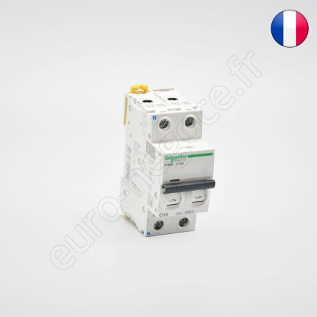 Circuit Breakers iC60  - A9F77610F - IC60N DISJ 1P+N 10A C