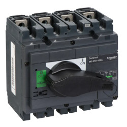ComPacT INS - Interrupteur sectionneur - INS250 4P 160A - poignée noire - 31105 Schneider Electric