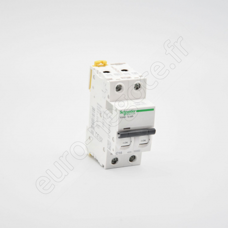 Disjoncteur iC60  - A9F84201 - IC60H DISJ 2P 1A C