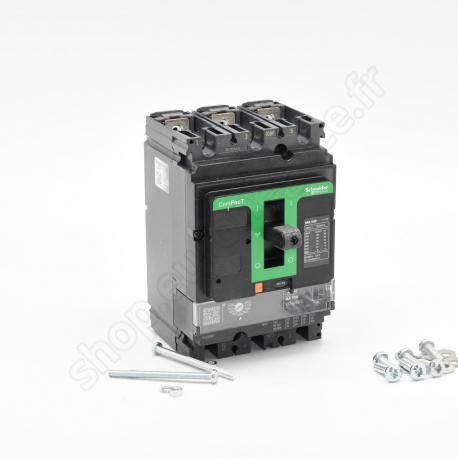 NSX (100 to 630) Circuit breaker  - C10F3MA100 - NSX100F - disjoncteur - MA 100A - 3P3D - 36kA - montage fixe