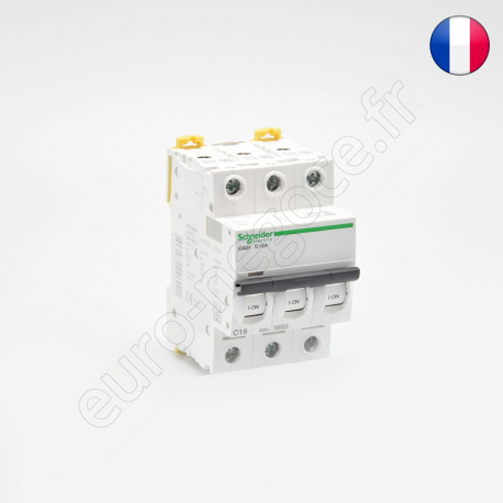 Circuit Breakers iC60  - A9F87306F - IC60H DISJ 3P 6A C