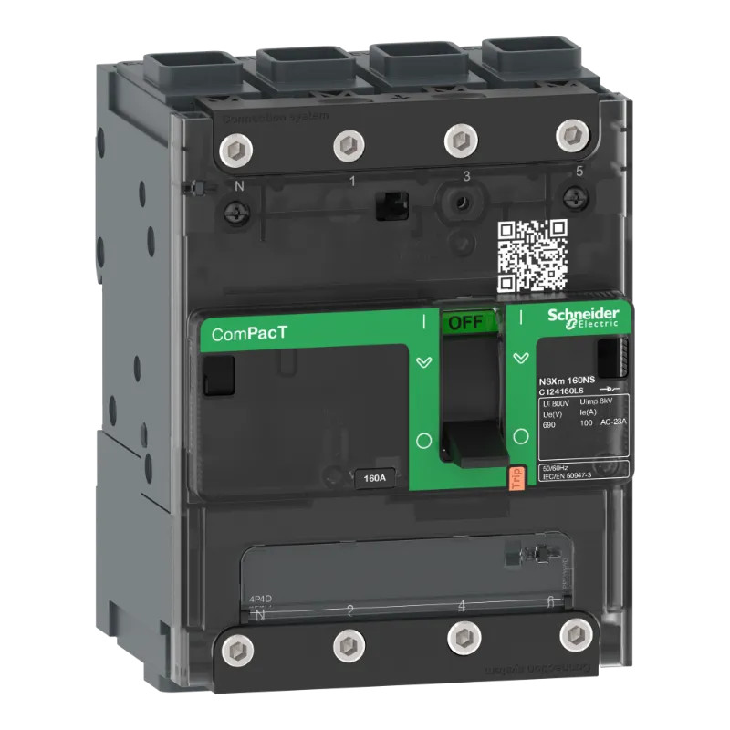 ComPacT NSXmNA - interrupteur-sectionneur - 50A - 4P - borne EverLink - C114050LS Schneider Electric