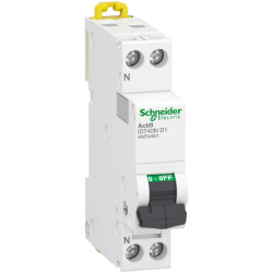 iDT40N disj 1P+N 1A crb D 10kA - A9P34601 Schneider Electric