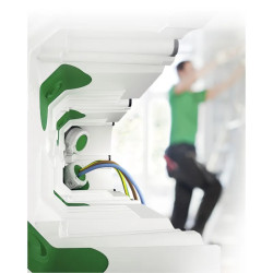 Multifix Air - boîte étanche 4 postes - Ø67mm - P47mm - entraxe 71mm - IMT35033 Schneider Electric