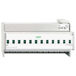 KNX - actionneur de commutation - 12x230V - 16A - à commande manuelle - MTN648493 Schneider Electric