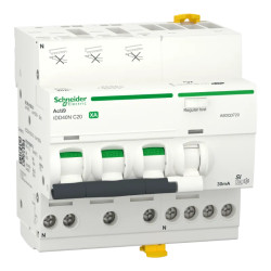 iDD40TXA 3PN C 20A30mASI 10kA - A9DQ3720 Schneider Electric