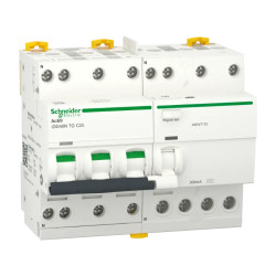 iDD40N TG 3PN C 25A300mAC 10kA - A9DV7725 Schneider Electric