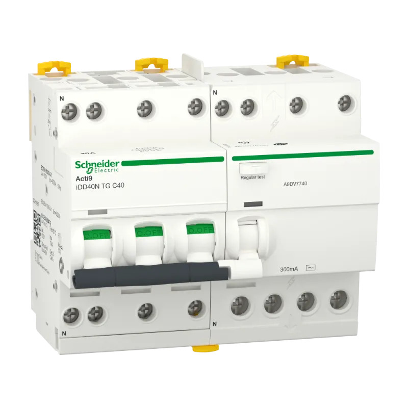 iDD40N TG 3PN C 40A300mAC 10kA - A9DV7740 Schneider Electric
