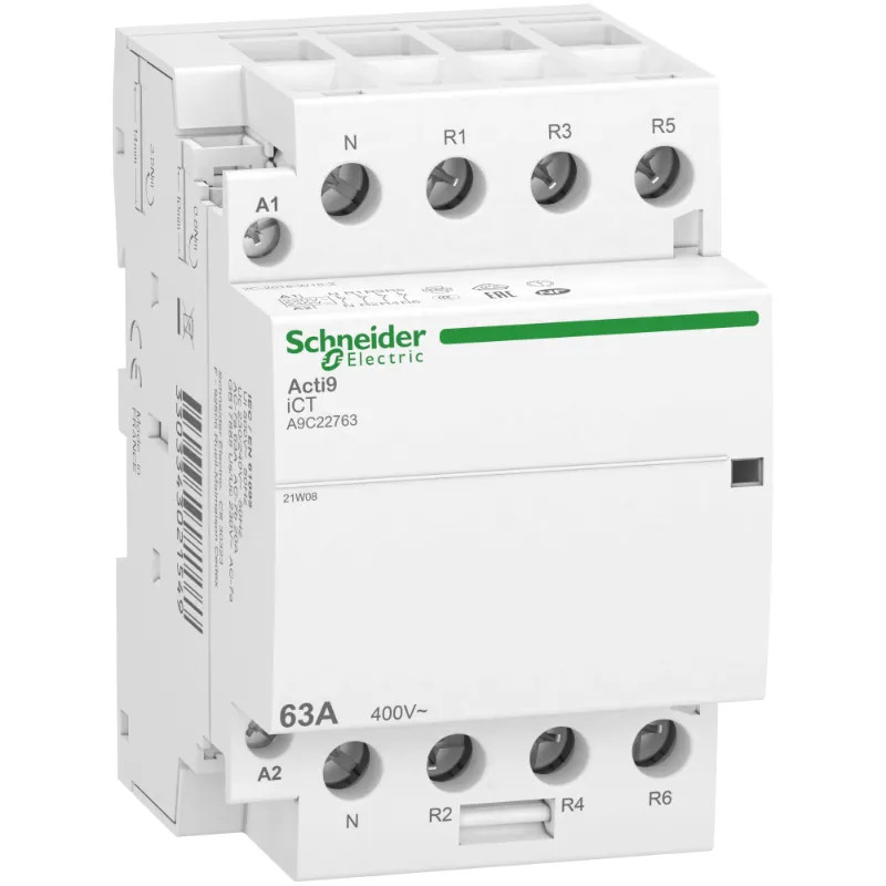 iCT TG 63A 3PN 4NF 240V 50HZ - A9C22763 Schneider Electric